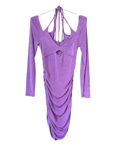 Bodycon viola sexy - , slim