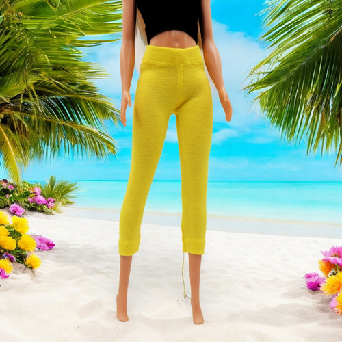 Leggings gialli capri - capri, per