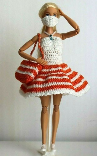 Vestito per barbie fatto - vestito,